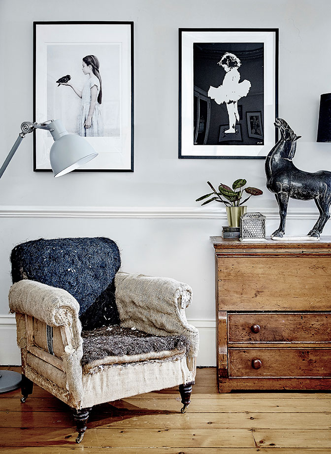 Period property armchair nook in Bristol